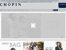 Tablet Screenshot of chopinroma.com